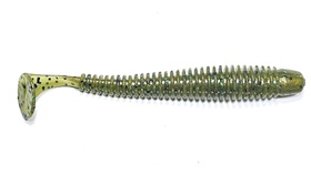 STC Ribbed Swimmers (4 inch ribbed swimbaits) - 6 or 30 per pack - all colors