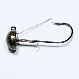STC Weedless Round Bend 1/0 Hook Ned Head with Keeper - Unpainted