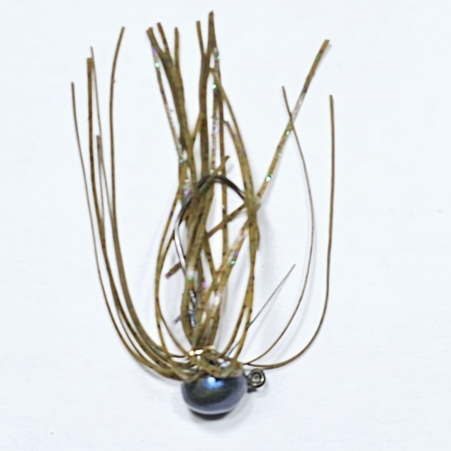 Weedless Sickle Micro Jigs - 1/0 Sickle Hook Ned Head - 10 per pack